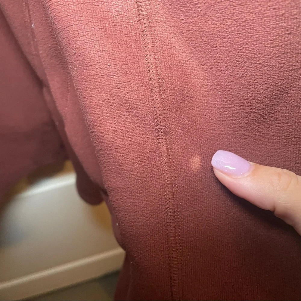 The North Face‎ Polartec Jacket Fleece Full Zip Men's Size XXL Brick Red/ Brown